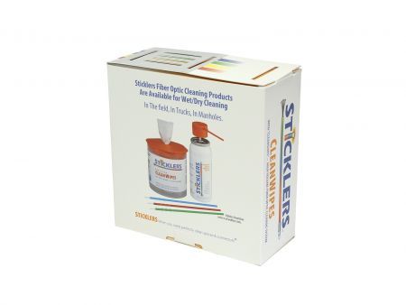 Chusteczki Sticklers CleanWipes 3200 - pudełko z kolorowymi slotami (4 prowadnice, 800 chusteczek)