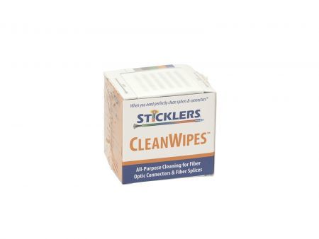 Chusteczki Sticklers CleanWipes 600 - pudełko z kolorowymi slotami (4 prowadnice, 100 chusteczek)