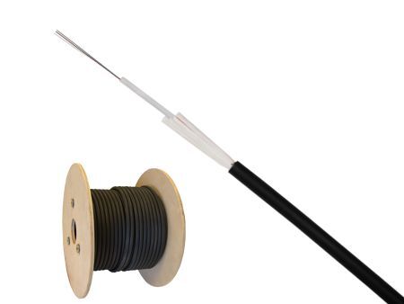 Kabel światłowodowy 04x9/125 AR02 J/A-DQ(BN)BH, uniwersalny jednotubowy, wzmocniony, śr. 6.5mm, 2000N