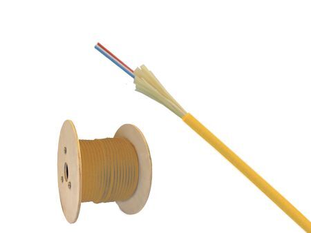 Kabel światłowodowy 04x9/125 CF.MTX uniwersalny mini-breakout (900µm) żółty