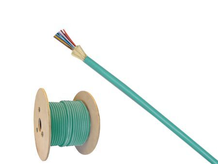 Kabel światłowodowy 08x50/125 OM3 CF.MTX uniwersalny mini-breakout (900µm) turkusowy
