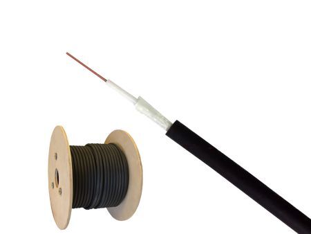 Kabel światłowodowy 12x9/125 KDP AE00, zewnętrzny jednotubowy, śr. 5.4mm, 1100N