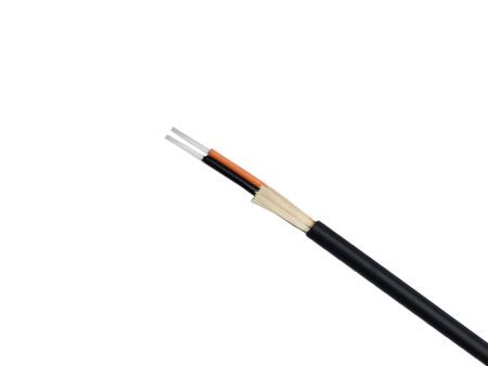 Kabel światłowodowy POF DUPLEX PE-PUR 980/1000um, wzmocniony włóknem, czarny